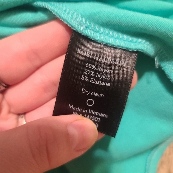 Kobi Halperin teal stretchy Dress size 2 xs - Picture 8 of 8